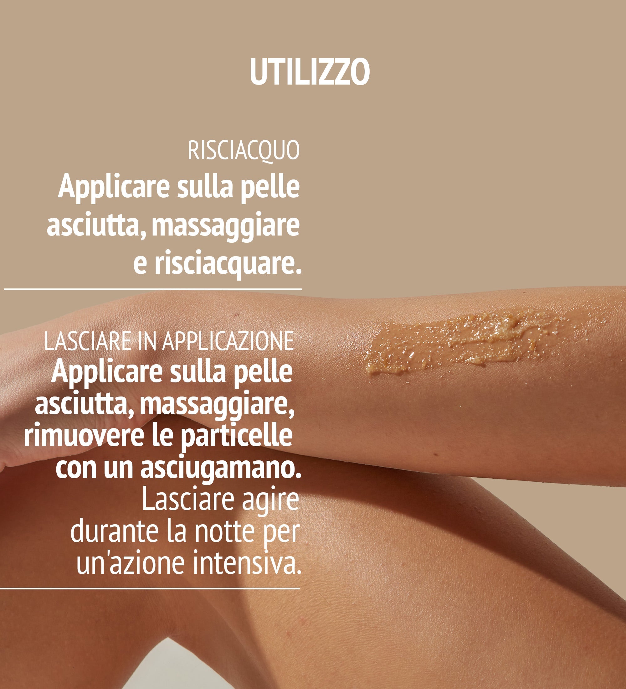 PEEL SCRUB Levigante gambe effetto seta